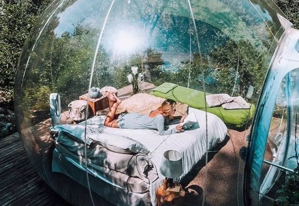 inflatable tent looks like bubble